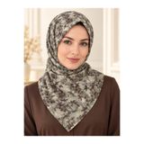 Velscarfs Eşarp Velscarfs Kadın 90x90 Pamuklu Desenli Eşarp Günlük Şık Başörtüsü