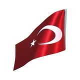 Velte Masa Bayrağı 15X22,5 Türk Bayrağı