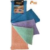 Veltex 4'lü El Yüz Havlusu - Mavi