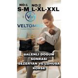 Veltomed Hamile, Sezeryan ve Lohusa Doğum Sonrası Karın ve Bel Toparlama Için Konforlu Korse. - 1