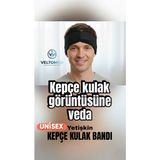 Veltomed Kepçe Kulak Bandı Yetişkin – Kepçe Kulak Düzleştirici - Ameliyat Sonrası Kepçe Kulak Bandı Unisex - Standart