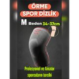 Veltomed M beden 3D Örme Sporcu Dizlik – Ağrı Azaltıcı, Diz Koruyucu Nefes Alabilir, Kompresyon Destekli, Kaymaz, voleybol, fitness, basketbol, doğa sporları
