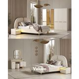 Velura Bern Yatak Odası Takımı - 6 Kapaklı Dolap (Reflektif)