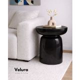 Velura Fargo Mantar Yan Sehpa - Siyah