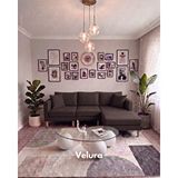 Velura Home Armin Akıllı Köşe Koltuk Takımı ve Modern Modüler Yataklı Köşe Takımı - Koyu Kahve V169 Çok Renkli