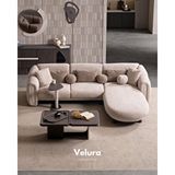 Velura Home Hermes Köşe Takımı ve Uzanmalı Köşe Takımı Bej