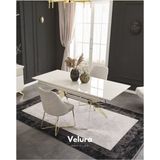 Velura Home & Living Angel Yemek Odası Takımı (Yemek Masası + 4 Adet Sandalye) - Beyaz