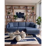 Velura Home & Living Armin Akıllı Köşe Koltuk Takımı & Modern Modüler Yataklı Köşe Takımı - Mavi V119 - Modüler Köşe Takımı