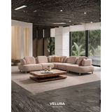 Velura Home & Living Balance Modüler Köşe Koltuk Takımı & Oturma Grubu - Bej - Ayaklı Köşe