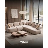 Velura Home & Living Balance Modüler Köşe Takımı - Kahverengi - Bej
