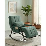 Velura Home & Living Coco Sallanan Berjer & Tv Koltuğu & Dinlenme & Okuma & Emzirme Koltuğu - Yeşil