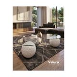 Velura Home & Living Doğal Desenli Modern Orta Sehpa & Küre Sehpa & Top Sehpa & Cam Sehpa