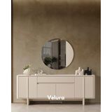 Velura Home & Living Eylül Konsol - Krem (Ayna Dahil) - Krem Rengi