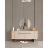 Velura Home & Living Eylül Konsol - Naturel Meşe ve Krem (Ayna Dahil)