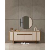 Velura Home & Living Eylül Konsol - Naturel ve Krem (Ayna Dahil)
