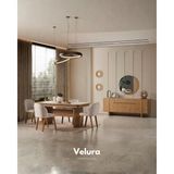 Velura Home & Living Eylül Yemek Odası Takımı - Naturel (Tv Ünitesi Hariç) - Natürel - 4 Sandalye