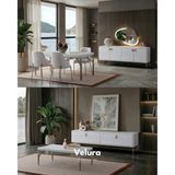 Velura Home & Living Felix Yemek Odası Takımı & Yaşam Odası (Tv Ünitesi Dahil) - 4 Sandalye