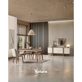 Velura Home & Living Kolezyum Yemek Odası Takımı - Krem ve Naturel (Tv Ünitesi Hariç) - 4 Sandalye