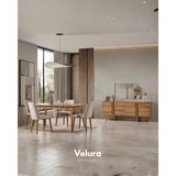 Velura Home & Living Kolezyum Yemek Odası Takımı - Naturel (Tv Ünitesi Hariç) - Natürel - Ceviz - 4 Sandalye