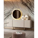 Velura Home & Living Marcel Konsol + Ayna - 200 x 80 - Kırık Beyaz