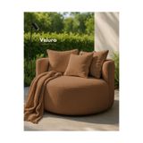 Velura Home & Living Miz Berjer & Puf & Armut & Tekli Koltuk & Dinlenme Koltuğu - Kiremit