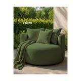 Velura Home & Living Miz Berjer & Puf & Armut & Tekli Koltuk & Dinlenme Koltuğu - Yeşil
