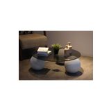 Velura Home & Living Modern Orta Sehpa & Küre-Top Sehpa & Ahşap Sehpa