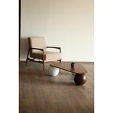 Velura Home & Living Modern Orta Sehpa & Küre-Top-Zar Sehpa & Ahşap Sehpa & Pinterest Sehpa-Mdf - Üçgen - 2BT1CT - Üçgen Ceviz Mdf - 2