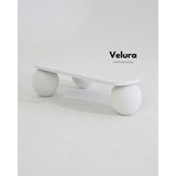 Velura Home & Living Modern Orta Sehpa & Top Sehpa Cam Sehpa & Küre Orta Sehpa - Dragon (Beyaz) - Üçgen - Beyaz Mdf - Beyaz Dragon - Üçgen Beyaz Mdf