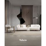 Velura Home & Living Moka Koltuk Takımı & Oturma Grubu (3+3+1) - Krem