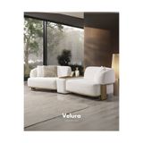 Velura Home & Living Moka Üç Adet Üçlü Kanepe & 3'lü Koltuk (3+3+3) - Krem