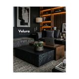 Velura Home & Living Nora Orta Sehpa - Siyah Taş & Ceviz