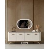 Velura Home & Living Nova Konsol - Krem (Ayna Dahil) - Krem Rengi
