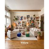 Velura Home & Living Pamela Koltuk Takımı - Köşe + Kanepe + Berjer - Beyaz