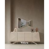 Velura Home & Living Vakko Konsol - Krem (Ayna Dahil) - Krem Rengi