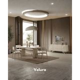 Velura Home & Living Vakko Yemek Odası Takımı - Krem (Tv Ünitesi Hariç) - 4 Sandalye
