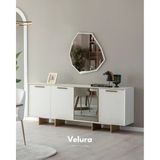 Velura Home & Living Valore Konsol + Ayna - 200x80 - Beyaz - Ahşap