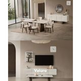 Velura Home & Living Vena Yemek Odası Takımı & Yaşam Odası (Tv Ünitesi Dahil) - 4 Sandalye