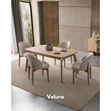 Velura Home & Living Victor Açılır Yemek Masası (Sadece Masa) - Bej - Sandalyesiz