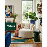 Velura Home Miz Berjer ve Puf ve Armut ve Tekli Koltuk ve Dinlenme Koltuğu - Beyaz