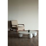 Velura Home Modern Orta Sehpa & Küre-top Sehpa & Fasülye Ahşap Sehpa & Pinterest Sehpa-mdf Beyaz
