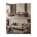 Velura Home Mylan 3+3+1 Koltuk Takımı ve Oturma Grubu Bej
