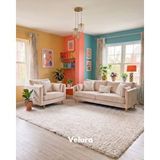 Velura Home Pamela Koltuk Takımı - 3+1 Krem