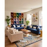 Velura Home Pamela Koltuk Takımı - 3+3+1+1 Lacivert