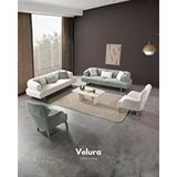 Velura Home Sahra 3+3+1+1 Koltuk Takımı ve Oturma Grubu Beyaz