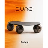 Velura Küre Orta Sehpa - Dune - Şeffaf Cam