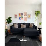 Velura Pamela Köşe Takımı - Siyah