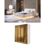 Velura Tress Yatak Odası Takımı - V1 - 4 Kapaklı
