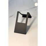 Velux Home Metal Filtre Kahve Kağıdı Standı Filtre Tutucu Mutfak Organizer Askılık BOYUT: 18*11*6 CM - Desensiz - Siyah