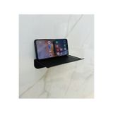 VELUX HOME Metal Mini Raf Telefon Tutucu Şarj Standı Sukulent Banyo Mutfak Rafı Organizer Delmeden Montaj Ölçüler: 17x10x4 CM